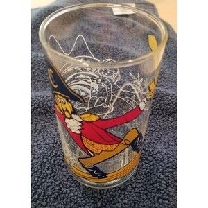 McDonald's Action Series Captain Crook Drinking Glass 1977 like new